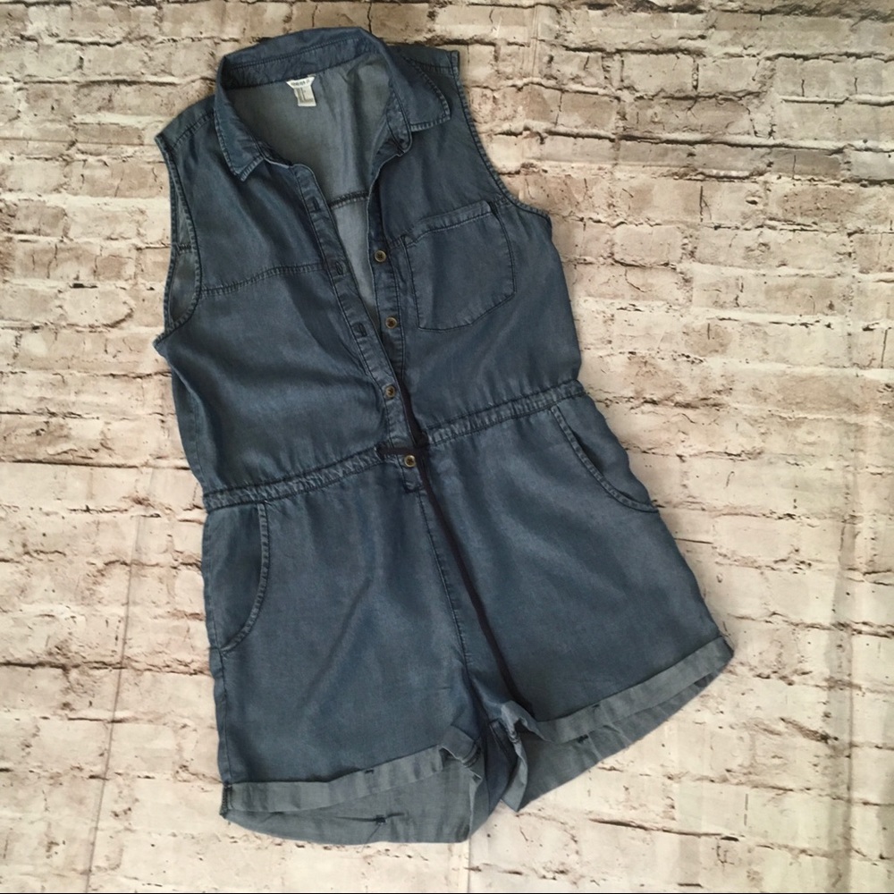 F21 100% Lyocell sleeveless romper size S - Picture 9 of 14